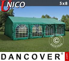 Party tent 5x8 m, Dark Green