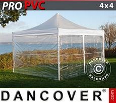 Party tent 4x4 m Clear, incl. 4 sidewalls