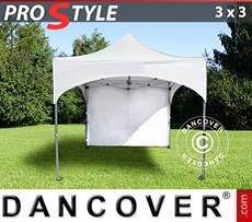 Party tent 3x3 m White, incl. 4 sidewalls