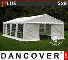 Party tent 5x8 m PE, White