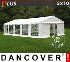 Party tent 5x10 m PE, White