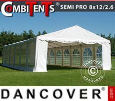Party tent 8x12 (2.6) m 4-in-1, White