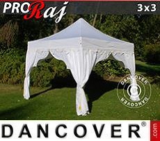 Party tent 3x3 m White/Gold