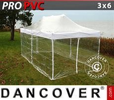 Party tent 3x6 m Clear, incl. 6 sidewalls