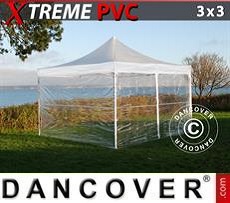 Party tent 3x3 m Clear, incl. 4 sidewalls