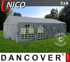 Party tent UNICO 5x8 m, Dark Grey